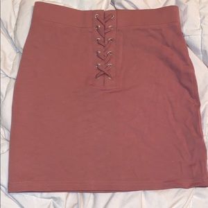 Mauve Streachy Skirt Forever 21